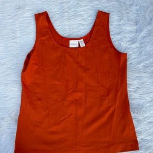 Chico’s bright orange size 1 tank top